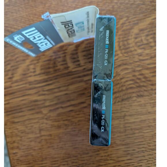 Maxell Camcorder tapes 8 mm GX-MP 120 Videocassette 8 Pair 2 Pack Sealed Blank - Picture 5 of 5